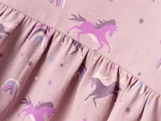 Name It rosa kjole med heste og regnbuer